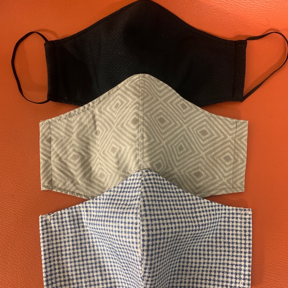 Handmade washable mask.